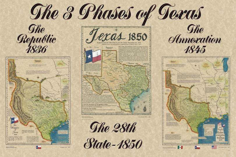 Historical Texas Maps, Texana Series