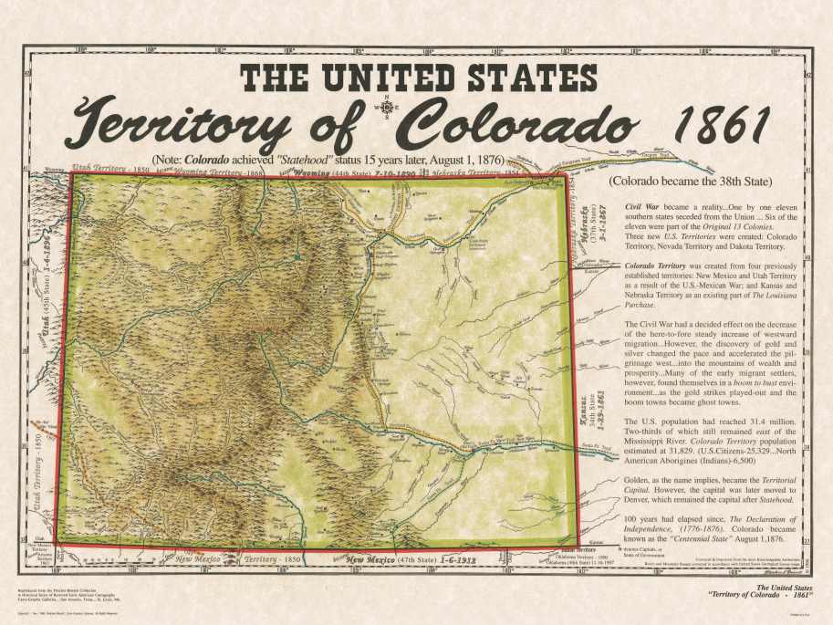 Colorado Territory 1861