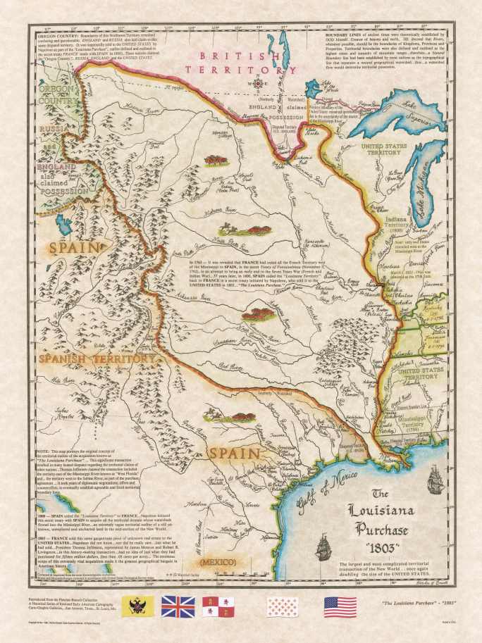 Louisiana Purchase Territory 1803