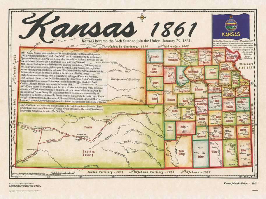 Kansas Statehood 1861 small